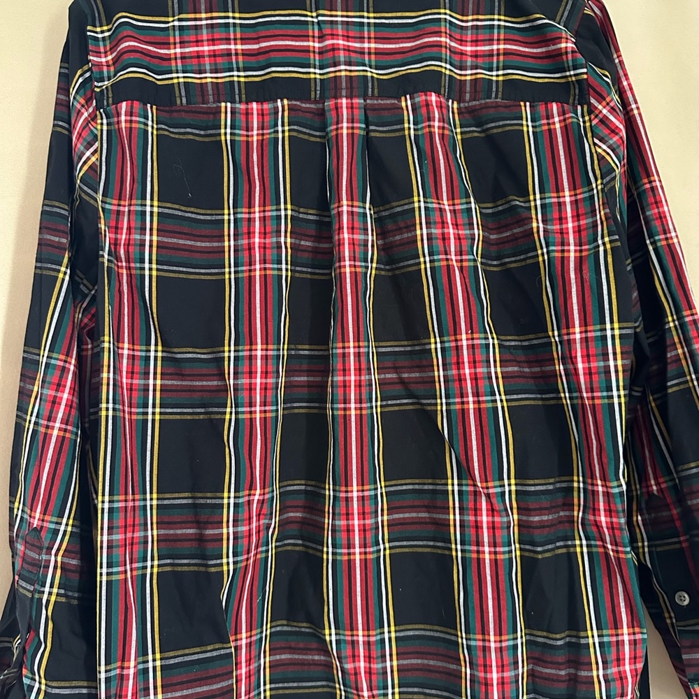 J Crew XL women’s plaid blouse - Picture 5 of 6